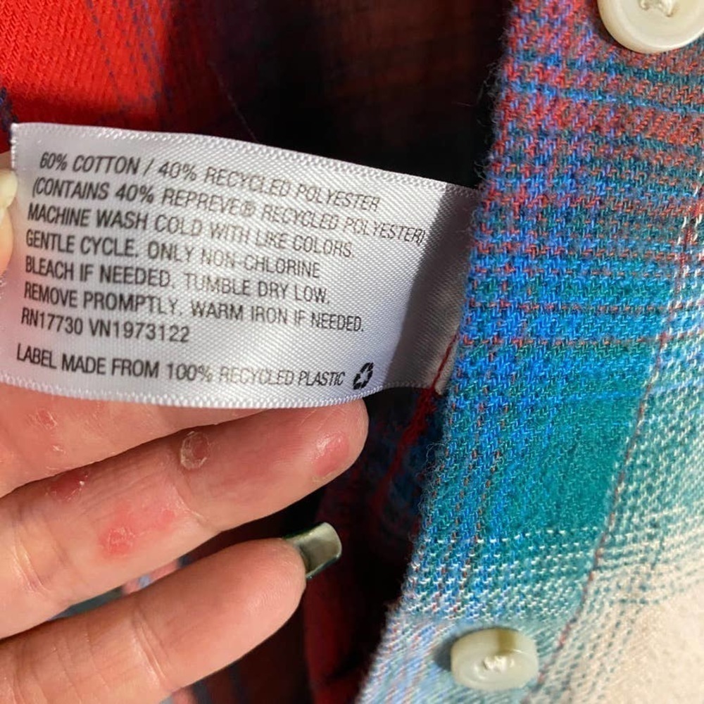 MOSSIMO Supply Co Flannel Size XS - Picture 3 of 4